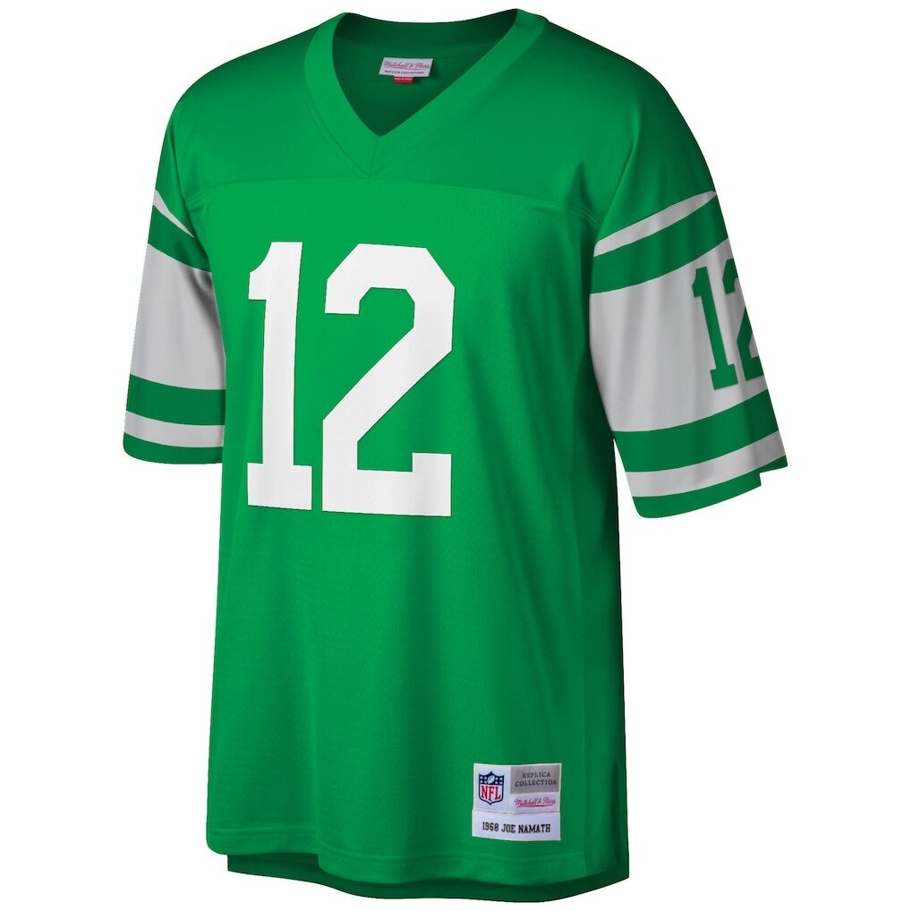 Joe Namath New York Jets Mitchell & Ness Big & Tall 1968 Retired Player Replica Jersey
