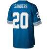 Barry Sanders Detroit Lions Mitchell & Ness Big & Tall 1996 Retired Player Replica Jersey - Blue - Detail View