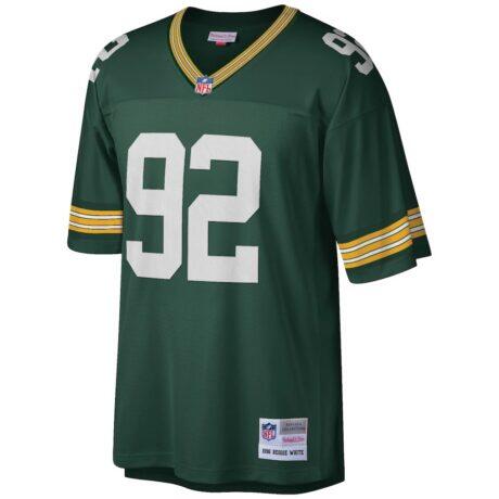 Reggie White Green Bay Packers Mitchell & Ness Big & Tall 1996 Retired Player Replica Jersey - Green - Front View