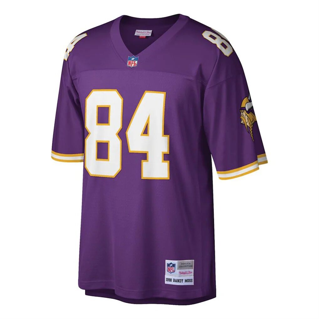 Randy Moss Minnesota Vikings Mitchell & Ness Big & Tall 1998 Retired Player Replica Jersey