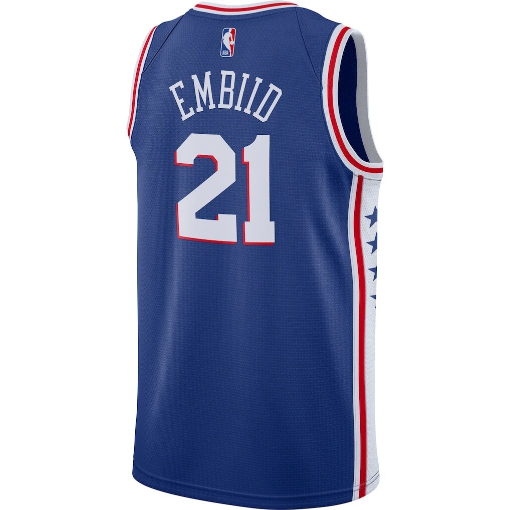 Joel Embiid Philadelphia 76ers Nike 2019/2020 Swingman Jersey – Icon Edition – Royal