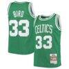 Larry Bird Boston Celtics Mitchell & Ness Youth Hardwood Classics Swingman Throwback Jersey - - Front View