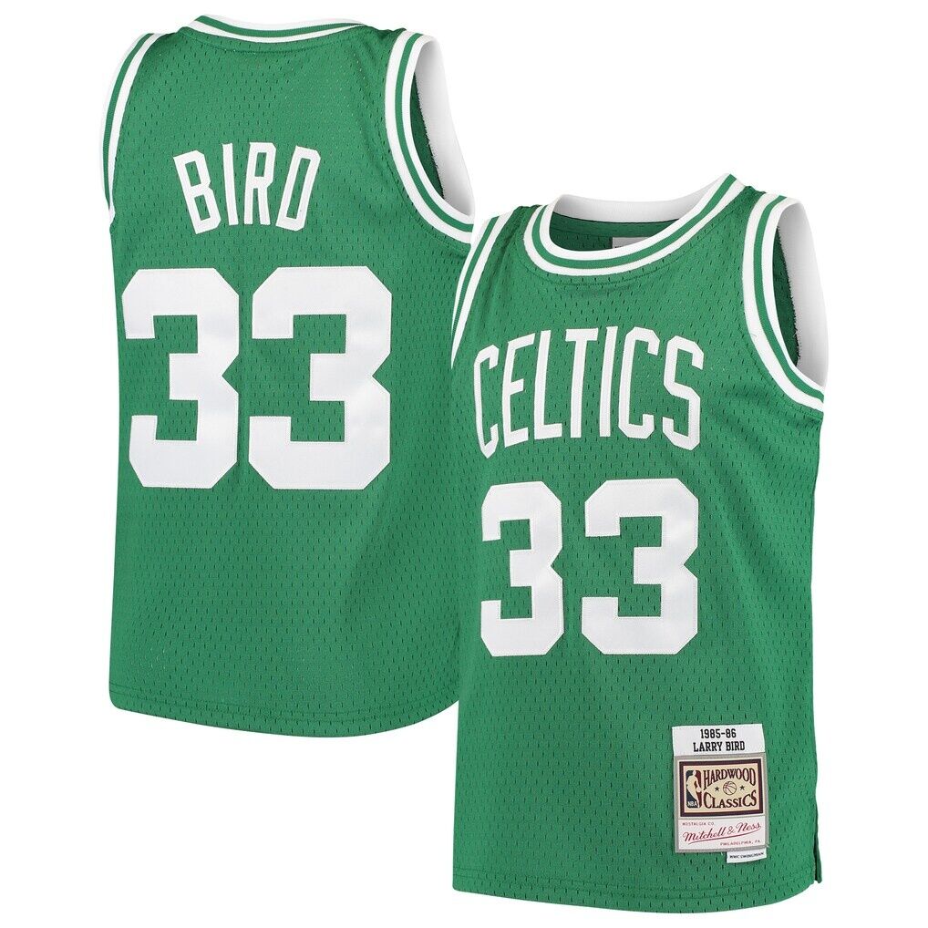 Larry Bird Boston Celtics Mitchell & Ness Youth Hardwood Classics Swingman Throwback Jersey - Kelly Green
