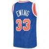 Patrick Ewing New York Knicks Mitchell & Ness Youth Hardwood Classics Swingman Throwback Jersey - Blue - Detail View