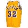 Magic Johnson Los Angeles Lakers Mitchell & Ness Youth Swingman Throwback Jersey - Gold - Detail View