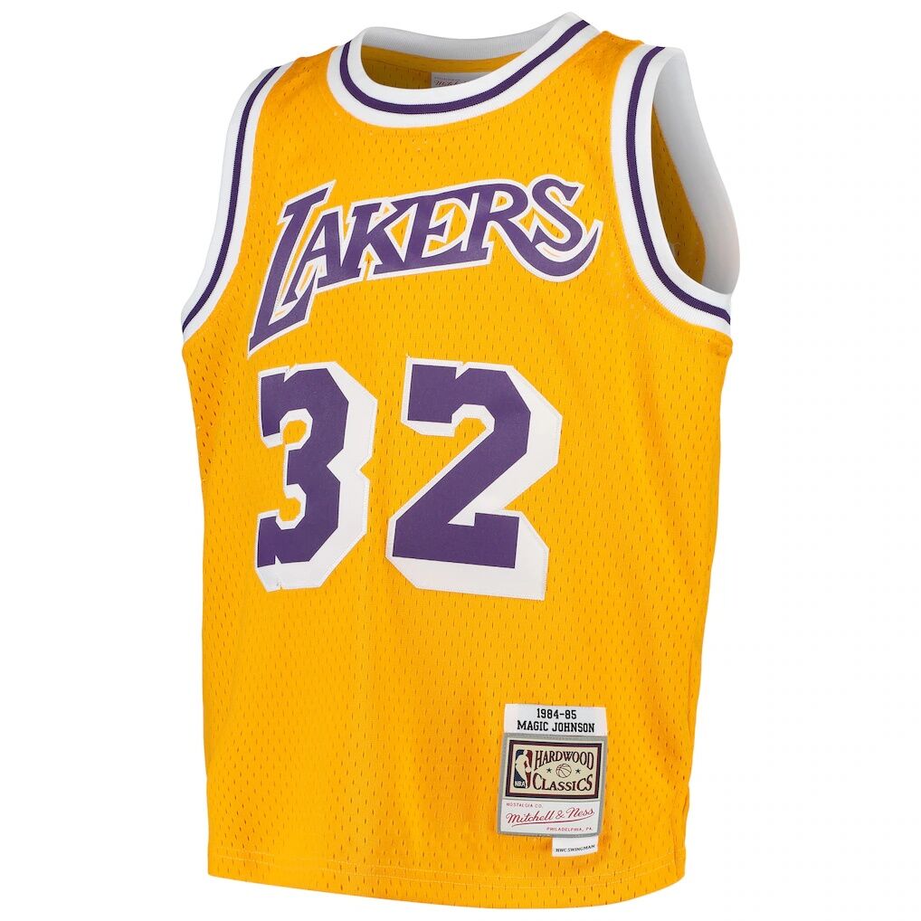 Magic Johnson Los Angeles Lakers Mitchell & Ness Youth Swingman Throwback Jersey