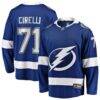 Anthony Cirelli Tampa Bay Lightning Fashion7 Home Breakaway Player Jersey - Blue - Front View