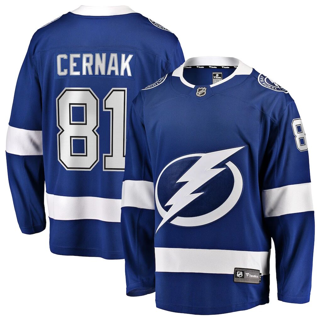 Erik Cernak Tampa Bay Lightning Fashion7 Home Breakaway Player Jersey