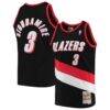 Damon Stoudamire Portland Trail Blazers Mitchell & Ness 1999/00 Hardwood Classics Swingman Jersey - Black - Front View