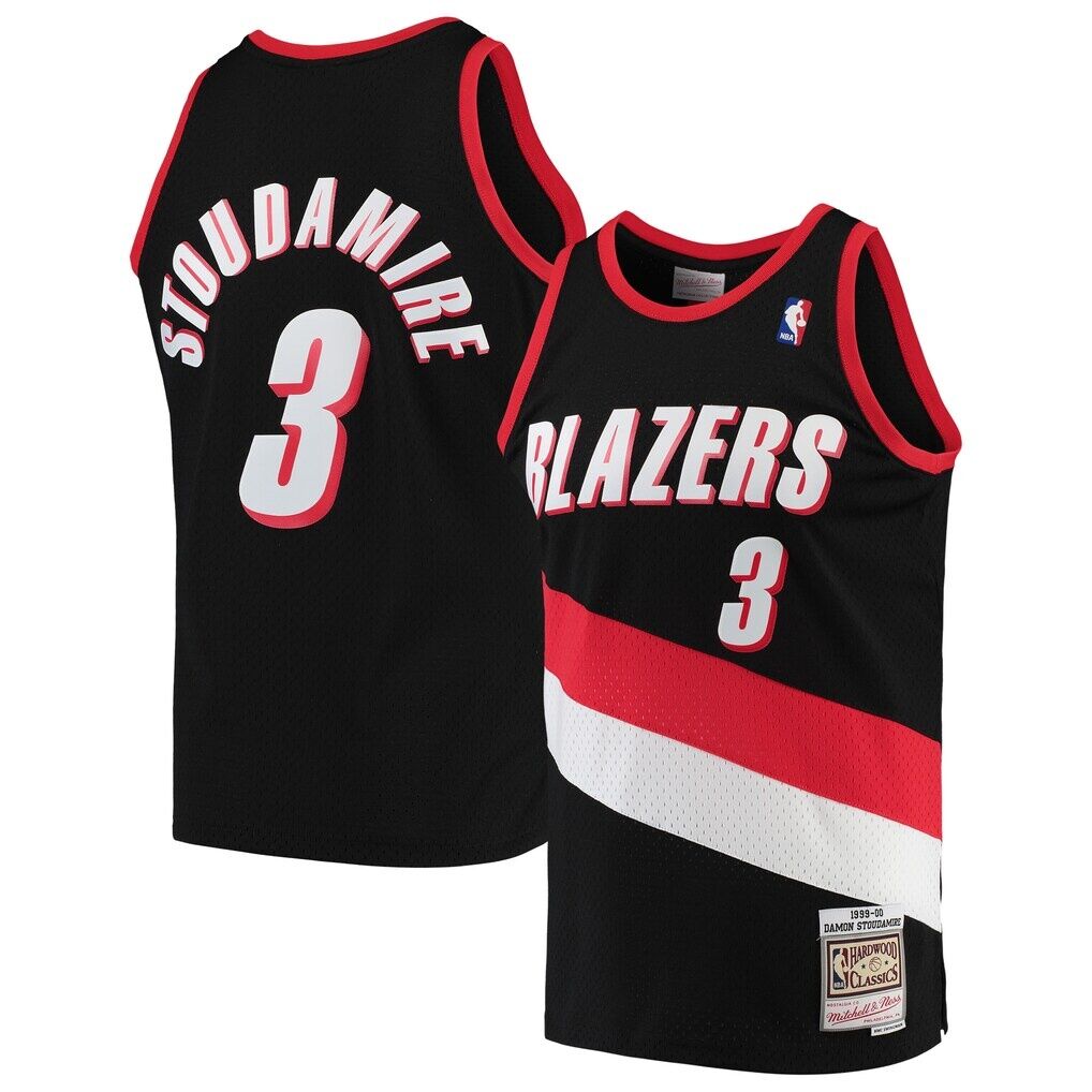 Damon Stoudamire Portland Trail Blazers Mitchell & Ness 1999/00 Hardwood Classics Swingman Jersey
