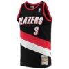 Damon Stoudamire Portland Trail Blazers Mitchell & Ness 1999/00 Hardwood Classics Swingman Jersey - Black - Side View