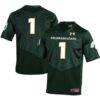 #1 Colorado State Rams Under Armour Replica Football Jersey - Green - Front View