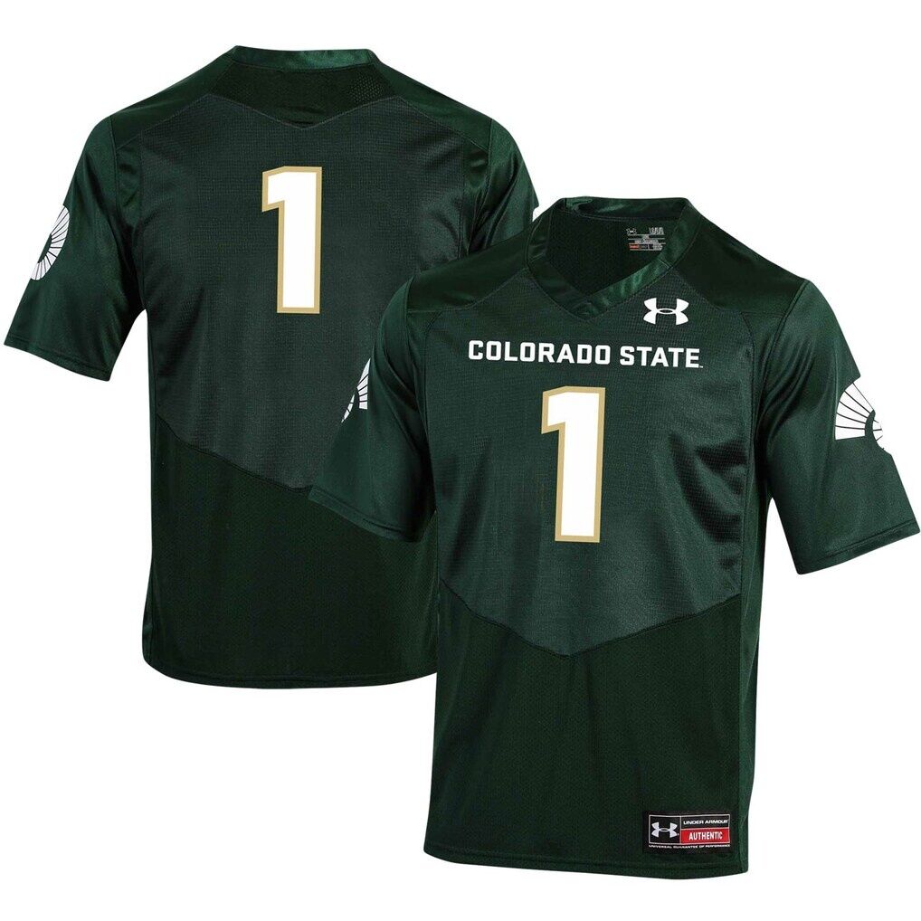 #1 Colorado State Rams Under Armour Replica Football Jersey