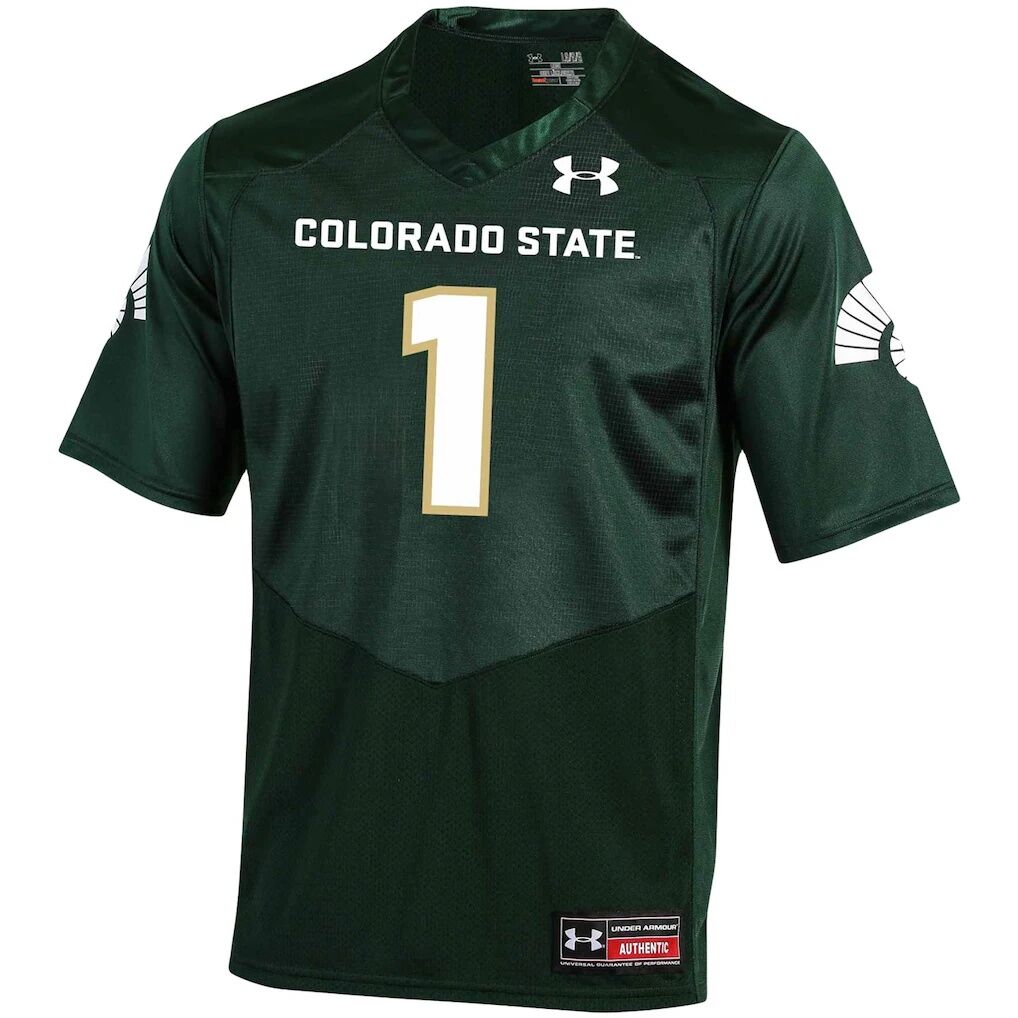 #1 Colorado State Rams Under Armour Replica Football Jersey
