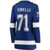 Anthony Cirelli Tampa Bay Lightning Fashion7 Women's Home Breakaway Player Jersey - Blue - Detail View