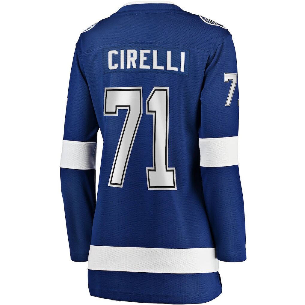 Anthony Cirelli Tampa Bay Lightning Fashion7 Women's Home Breakaway Player Jersey