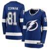 Erik Cernak Tampa Bay Lightning Fashion7 Women's Home Breakaway Player Jersey - Blue - Front View