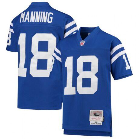 Peyton Manning Indianapolis Colts Mitchell & Ness Youth 1998 Legacy Retired Player Jersey - - Front View