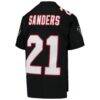 Deion Sanders Atlanta Falcons Mitchell & Ness Youth 1992 Legacy Retired Player Jersey - Black - Detail View