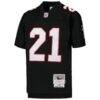 Deion Sanders Atlanta Falcons Mitchell & Ness Youth 1992 Legacy Retired Player Jersey - Black - Side View