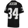 Bo Jackson Las Vegas Raiders Mitchell & Ness Youth 1988 Legacy Retired Player Jersey - Black - Detail View