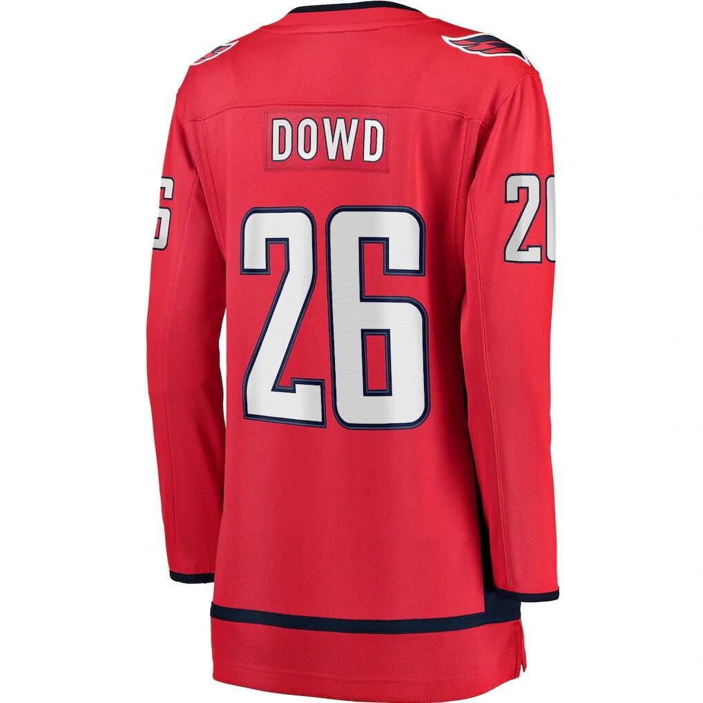 Nic Dowd Washington Capitals Fashion7 Women's Home Breakaway Player Jersey