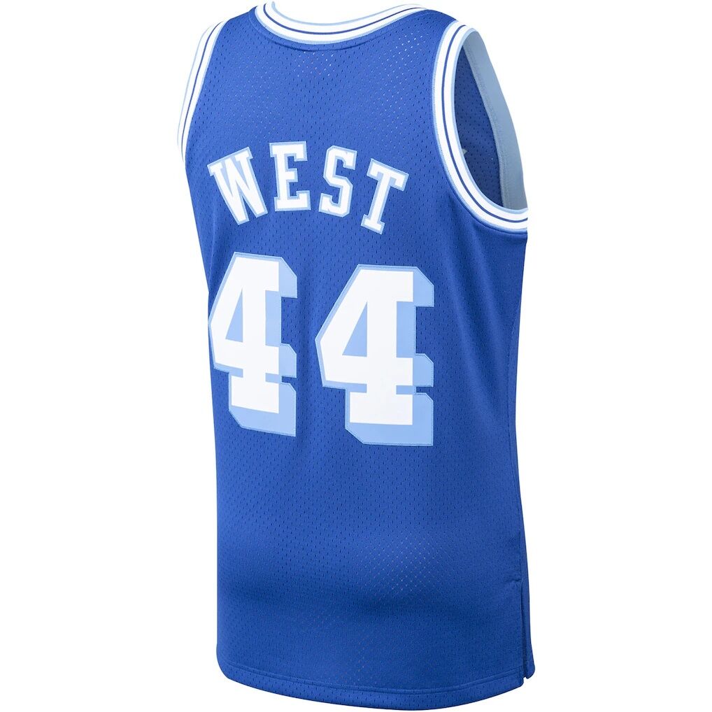 Jerry West Los Angeles Lakers Mitchell & Ness Hardwood Classics Swingman Jersey - Royal