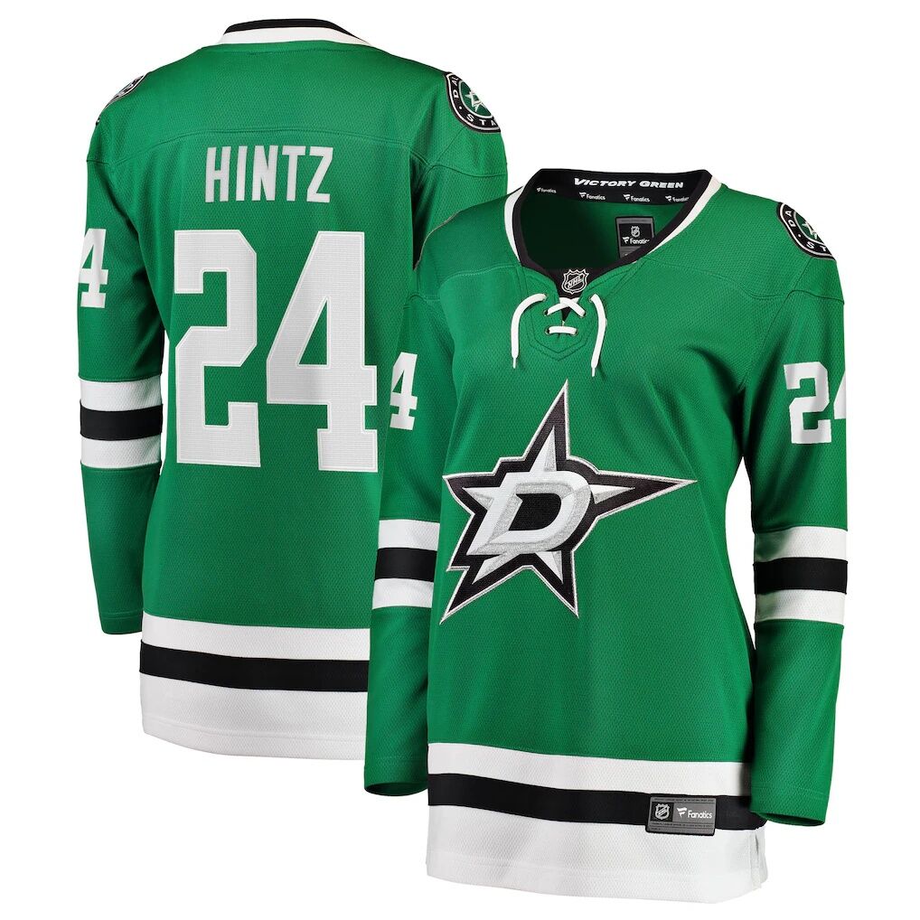 Roope Hintz Dallas Stars Fashion7 Women's Home Breakaway Player Jersey - Kelly Green