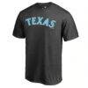Texas Rangers Blue Wordmark T-Shirt - - Side View