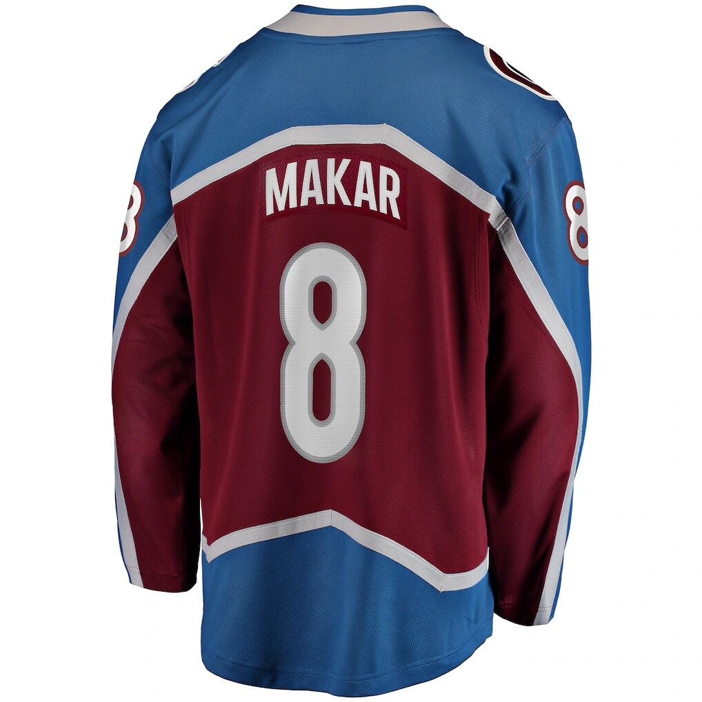 Cale Makar Colorado Avalanche Fashion7 Home Breakaway Player Jersey - Maroon