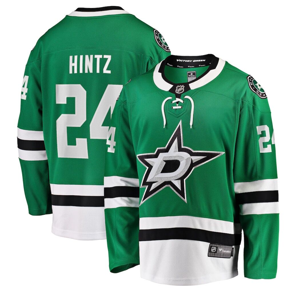 Roope Hintz Dallas Stars Fashion7 Home Breakaway Player Jersey - Kelly Green