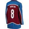 Cale Makar Colorado Avalanche Fashion7 Women's Home Breakaway Player Jersey - - Detail View