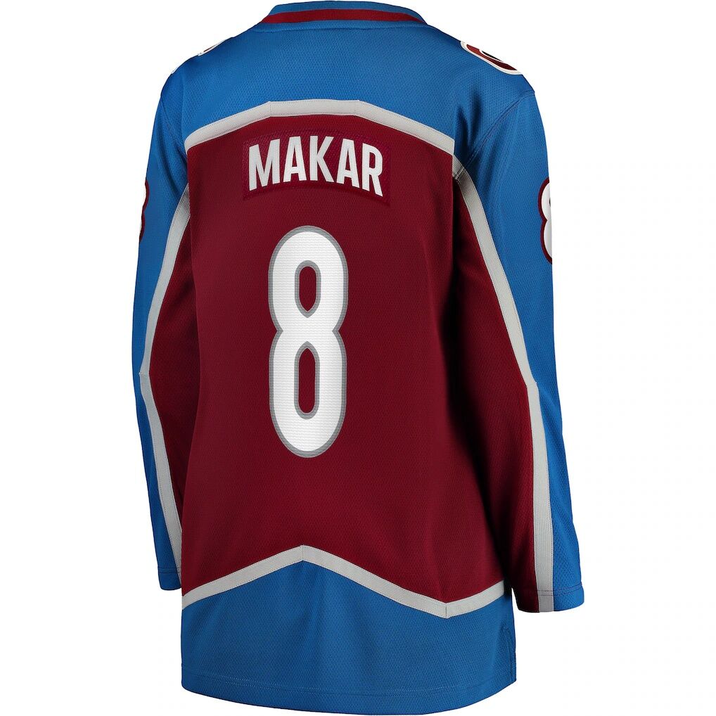 Cale Makar Colorado Avalanche Fashion7 Women's Home Breakaway Player Jersey - Maroon