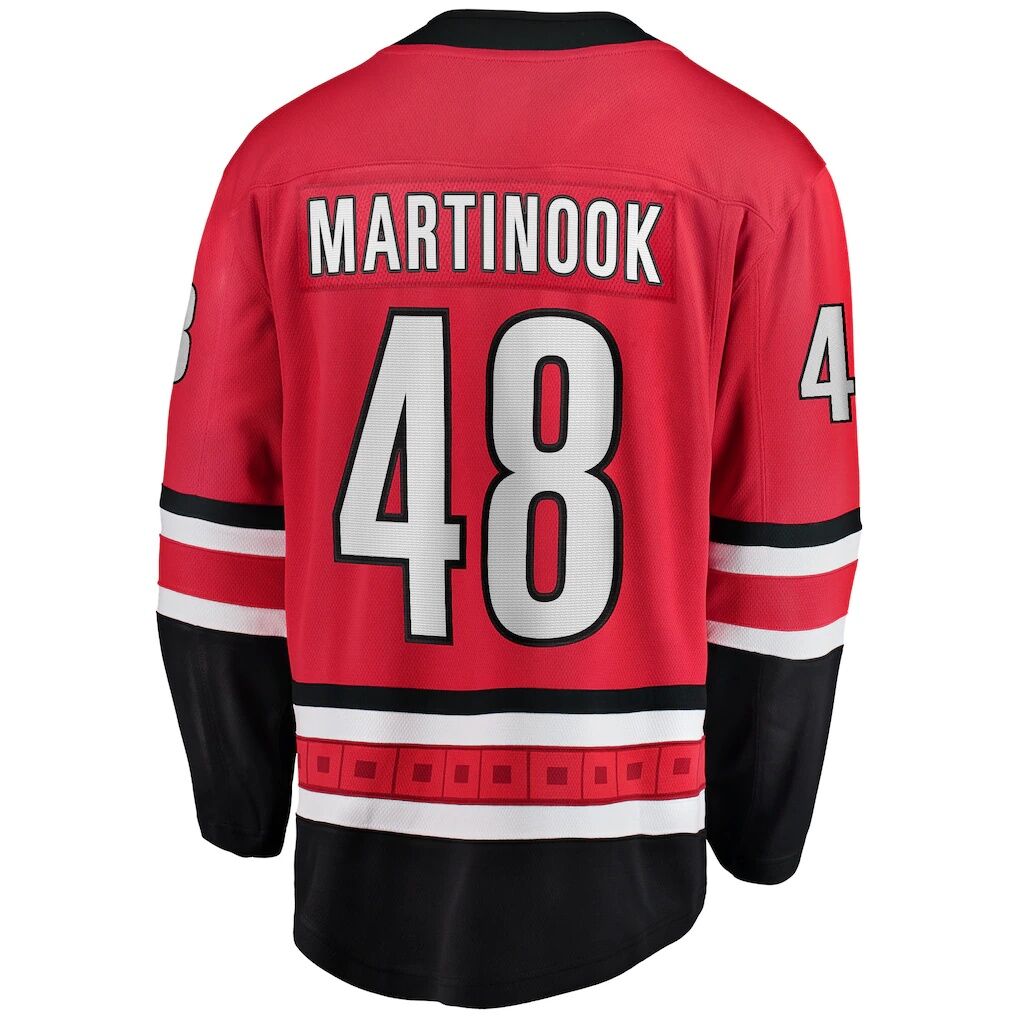 Jordan Martinook Carolina Hurricanes Fashion7 Alternate Breakaway Player Jersey