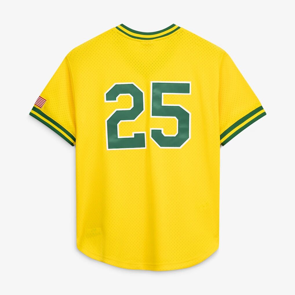 Mark McGwire Athletics Mitchell & Ness Authentic Batting Practice Jersey