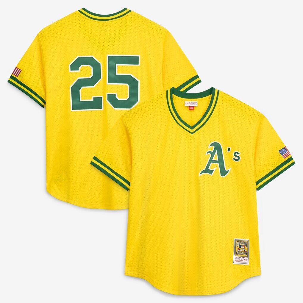 Mark McGwire Athletics Mitchell & Ness Authentic Batting Practice Jersey