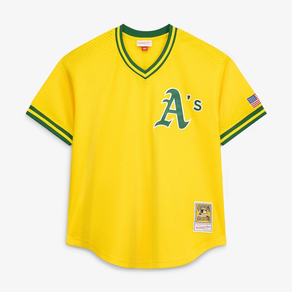 Mark McGwire Athletics Mitchell & Ness Authentic Batting Practice Jersey