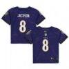 Lamar Jackson Baltimore Ravens Nike Toddler Game Jersey - Purple - Front View