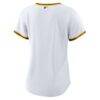 Pittsburgh Pirates Nike Women's Home Replica Team Jersey - White - Detail View