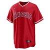 Los Angeles Angels Nike Alternate Replica Team Jersey - Red - Side View