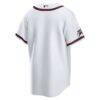 Atlanta Braves Nike Home Replica Team Jersey - White - Alt1