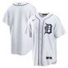 Detroit Tigers Nike Home Replica Team Jersey - White - Front View