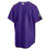 Colorado Rockies Nike Alternate Replica Team Jersey - Purple - Alt1