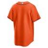 Houston Astros Nike Alternate Replica Team Jersey - Orange - Detail View