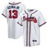 Ronald Acuna Jr. Atlanta Braves Nike Home Replica Player Name Jersey - White - Front View