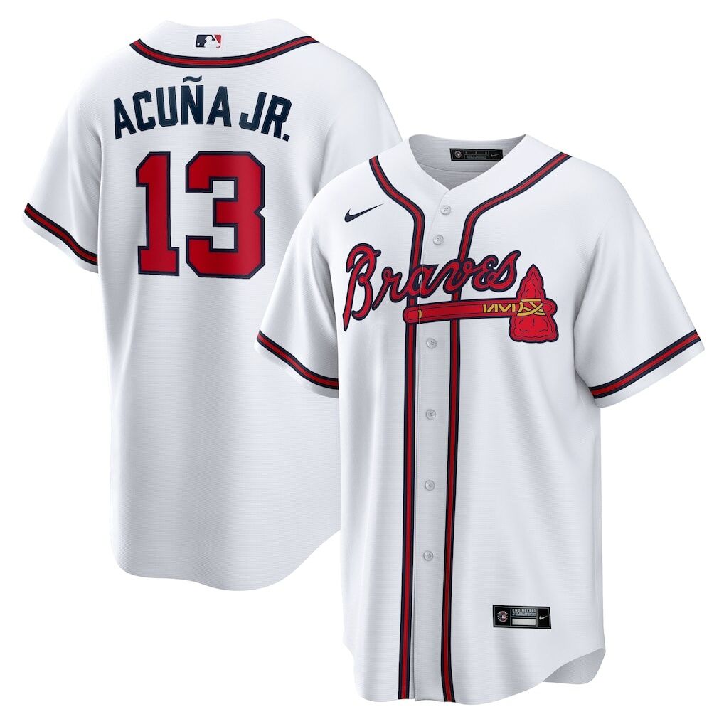 Ronald Acuna Jr. Atlanta Braves Nike Home Replica Player Name Jersey