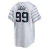 Aaron Judge New York Yankees Nike Home Replica Player Name Jersey - White - Detail View
