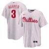 Bryce Harper Philadelphia Phillies Nike Home Replica Player Name Jersey - White - Front View