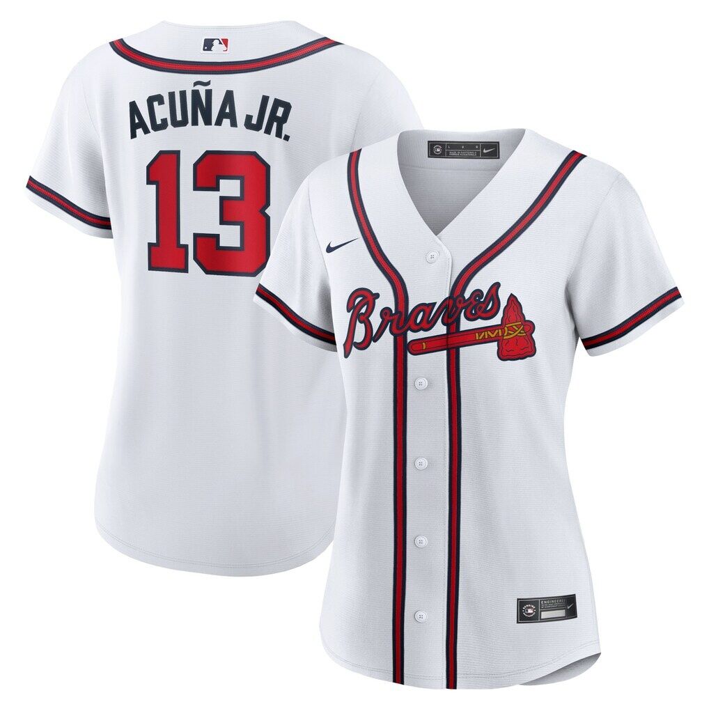 Ronald Acuna Jr. Atlanta Braves Nike Women’s Home Replica Player Jersey