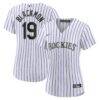 Charlie Blackmon Colorado Rockies Nike Women's Home Replica Player Jersey - White - Front View